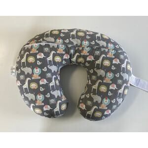 Boppy Baby Feeding Support Pillow-Gray Animal Print